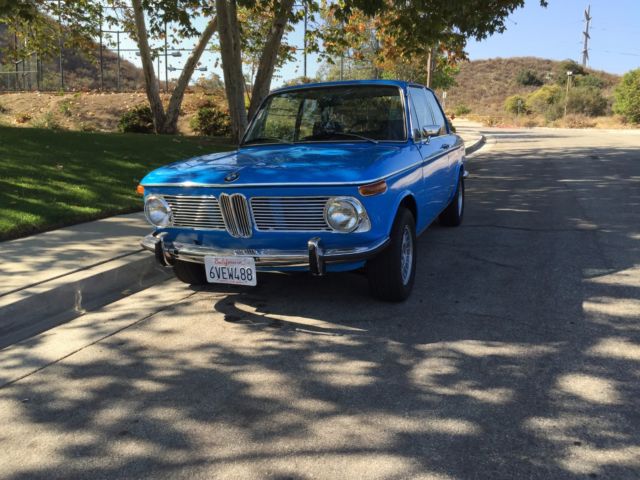 1969 Blue BMW 2002 Coupe