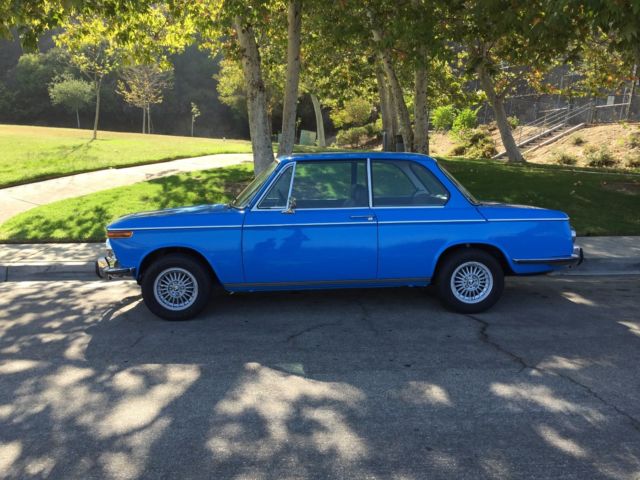 1969 Blue BMW 2002 Coupe