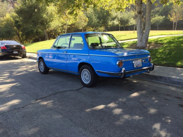 1969 Blue BMW 2002 Coupe