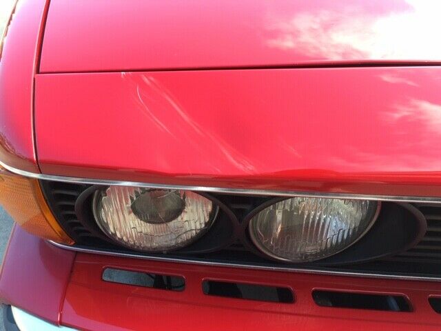 1988 red BMW 6-Series Coupe