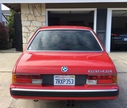 1988 red BMW 6-Series Coupe
