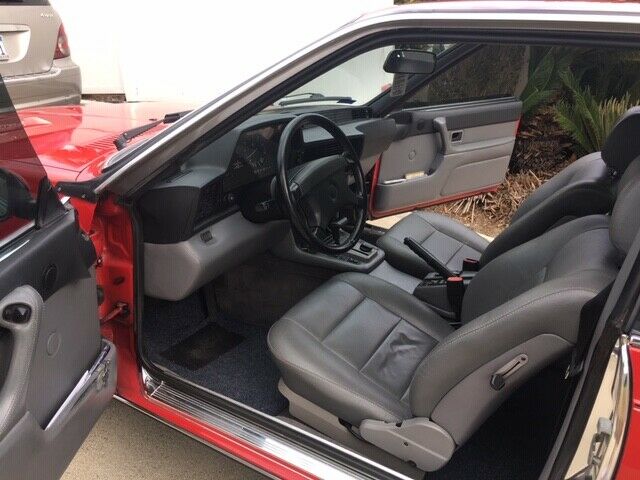 1988 red BMW 6-Series Coupe