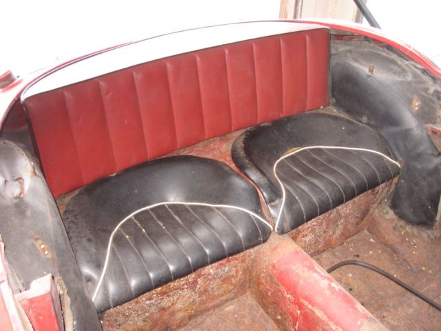 1958 Red Austin Healey 100-6 Convertible