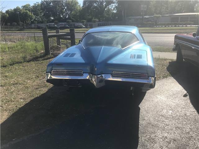 1971 Blue Buick Rivera/ boat tail --