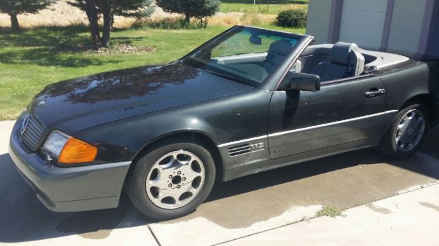 1994 Gray & Black Mercedes-Benz 600-Series Convertible