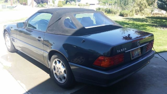 1994 Gray & Black Mercedes-Benz 600-Series Convertible