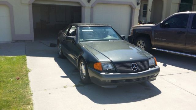 1994 Gray & Black Mercedes-Benz 600-Series Convertible
