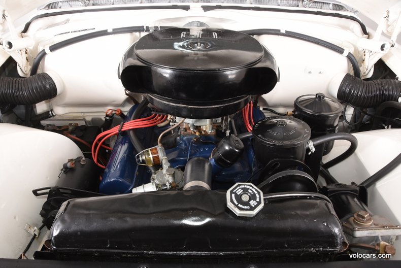 1956 White Cadillac DeVille Coupe