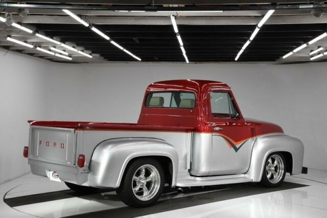 1954 Burgundy Ford F-100 Pickup Truck