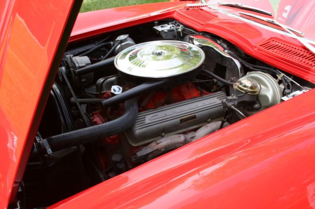 1964 Red Chevrolet Corvette Convertible