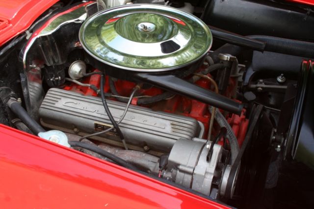 1964 Red Chevrolet Corvette Convertible