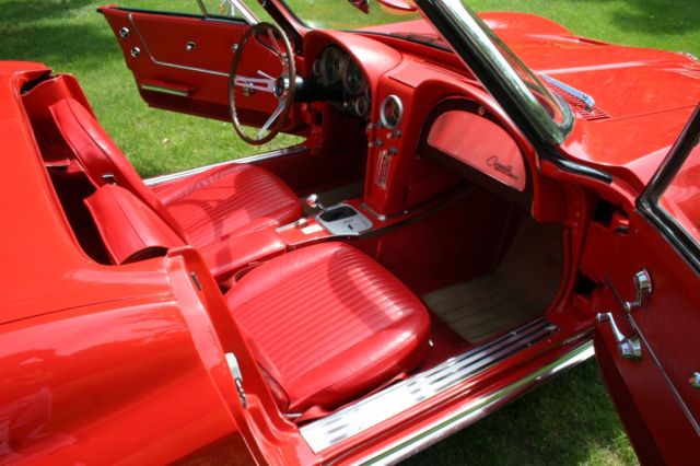 1964 Red Chevrolet Corvette Convertible