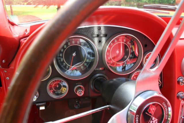 1964 Red Chevrolet Corvette Convertible