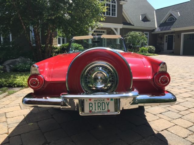1956 Red Ford Thunderbird
