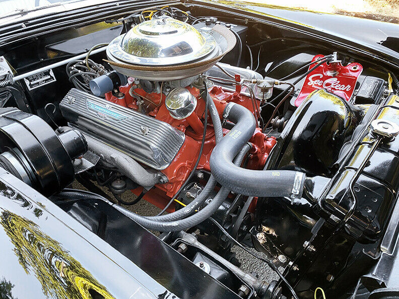 1955 Black Ford Thunderbird Convertible