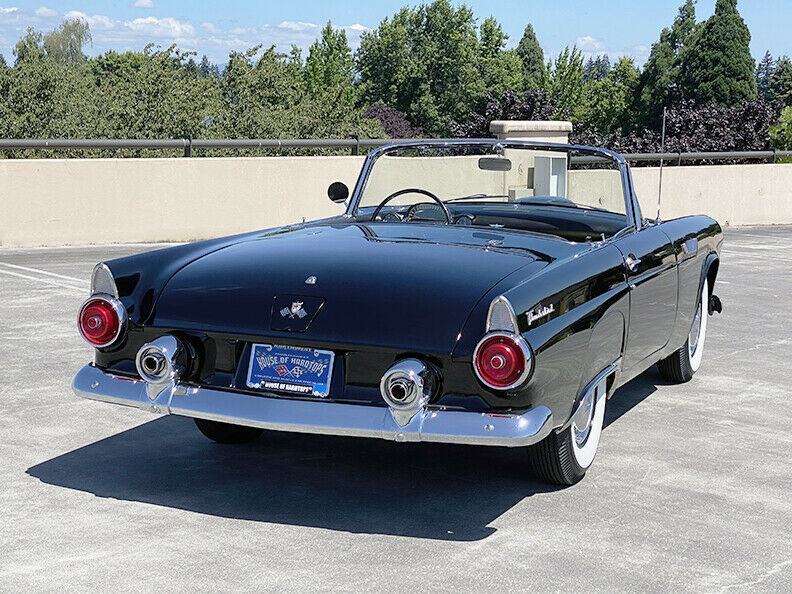 1955 Black Ford Thunderbird Convertible