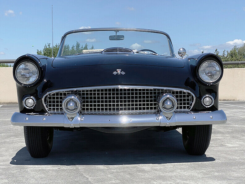 1955 Black Ford Thunderbird Convertible