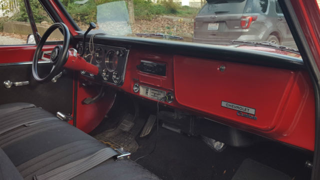1969 Red Chevrolet C-10