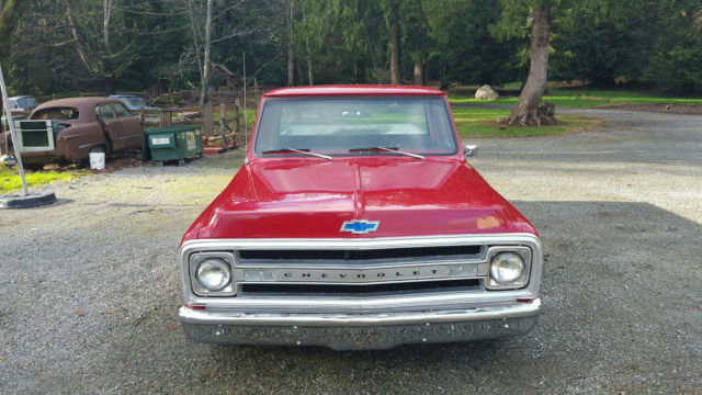 1969 Red Chevrolet C-10