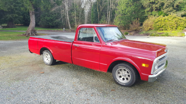 1969 Red Chevrolet C-10
