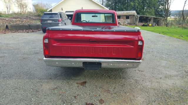 1969 Red Chevrolet C-10