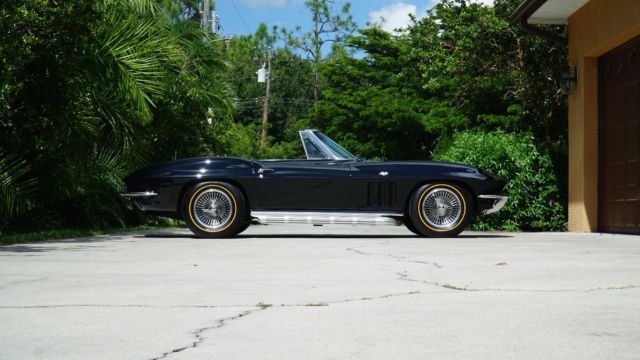 1965 Black Chevrolet Corvette Convertible