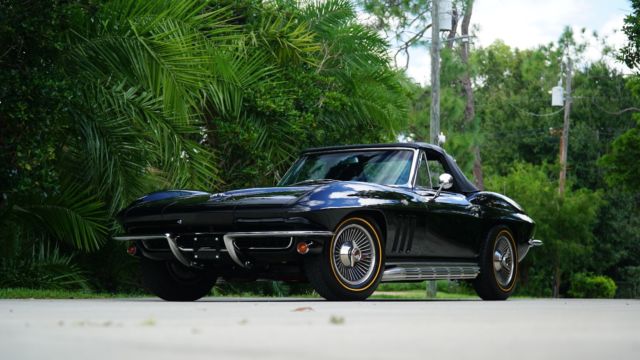 1965 Black Chevrolet Corvette Convertible
