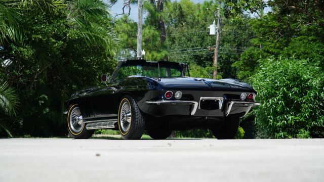 1965 Black Chevrolet Corvette Convertible