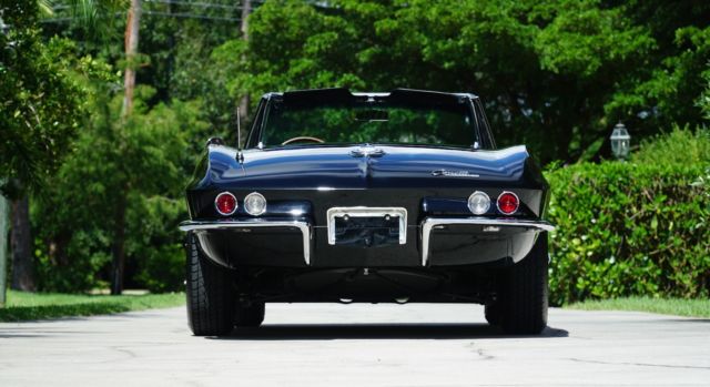1965 Black Chevrolet Corvette Convertible