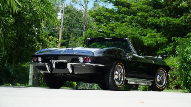 1965 Black Chevrolet Corvette Convertible