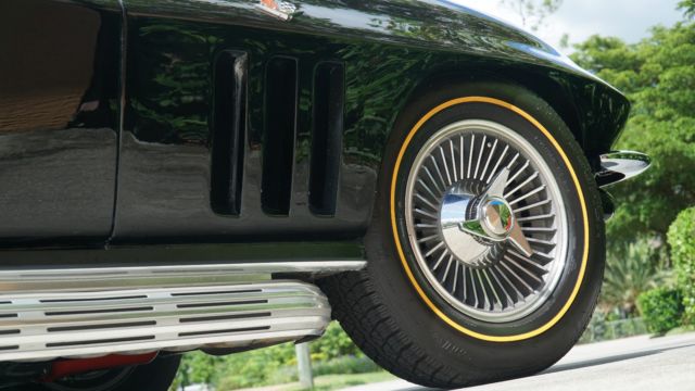 1965 Black Chevrolet Corvette Convertible