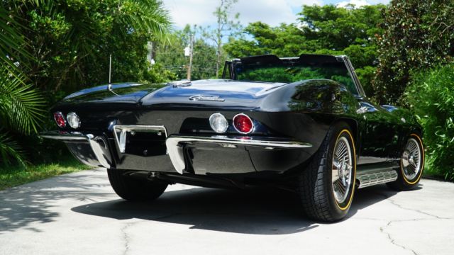 1965 Black Chevrolet Corvette Convertible