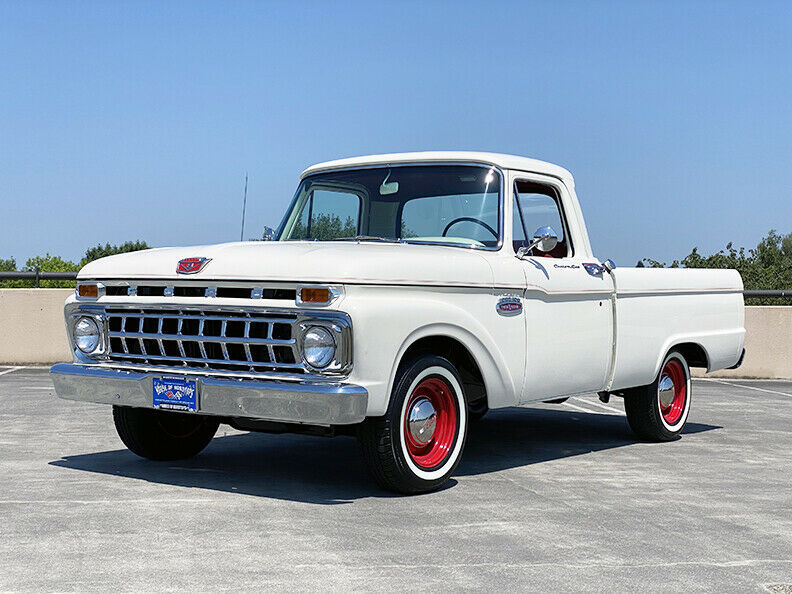 1965 Wimbledon White Ford F-100 Custom Cab