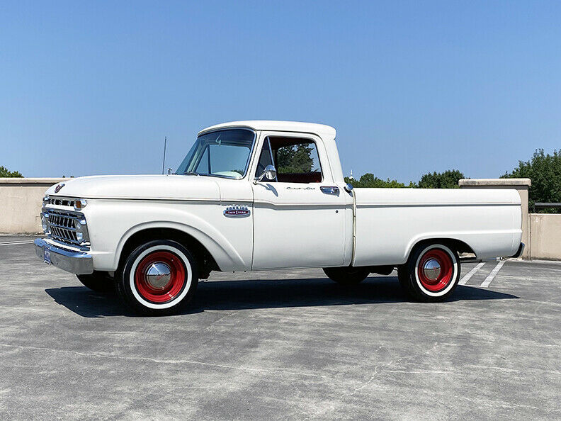 1965 Wimbledon White Ford F-100 Custom Cab