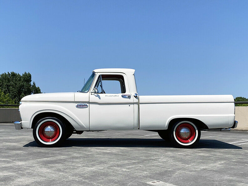 1965 Wimbledon White Ford F-100 Custom Cab