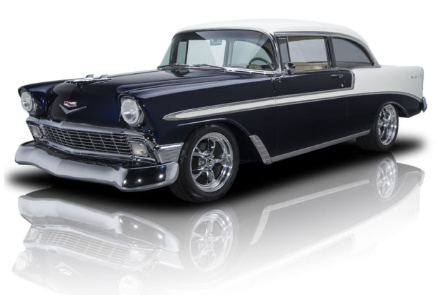1956 Blue Chevrolet Bel Air/150/210 Sedan