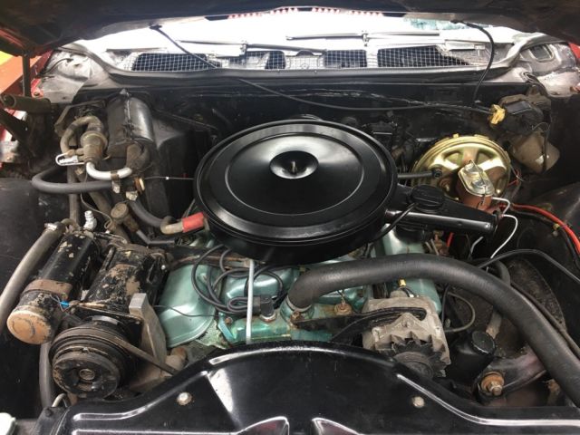 1968 Red Pontiac Bonneville Convertible