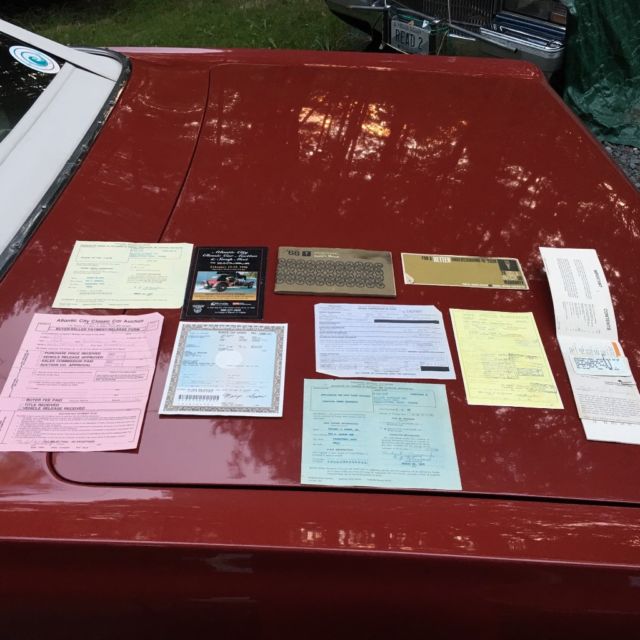 1968 Red Pontiac Bonneville Convertible