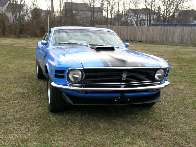 1970 Blue Ford Mustang Fastback
