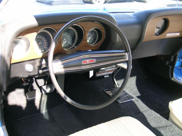 1970 Blue Ford Mustang Fastback
