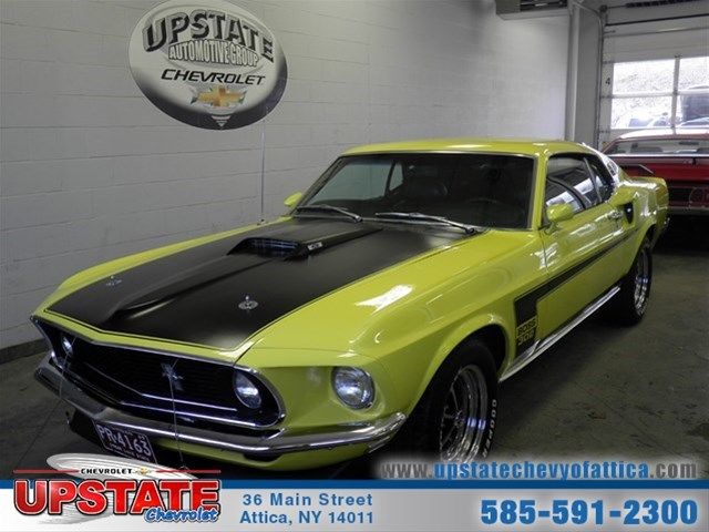 1969 Yellow Ford Mustang Fastback