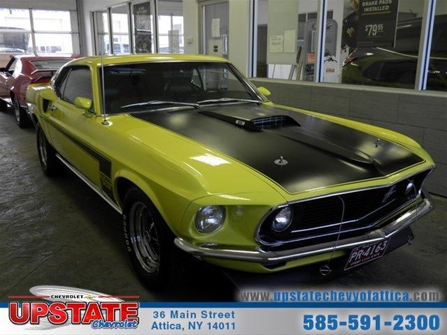 1969 Yellow Ford Mustang Fastback