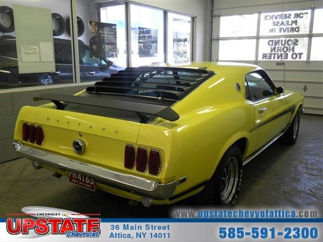 1969 Yellow Ford Mustang Fastback
