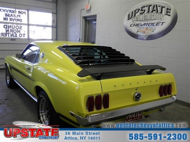 1969 Yellow Ford Mustang Fastback