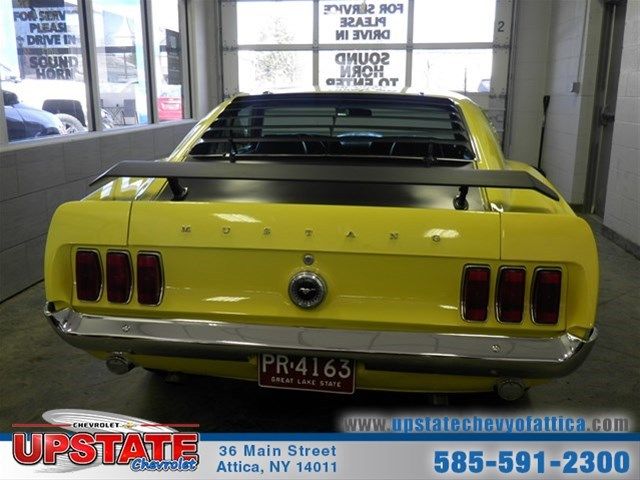 1969 Yellow Ford Mustang Fastback