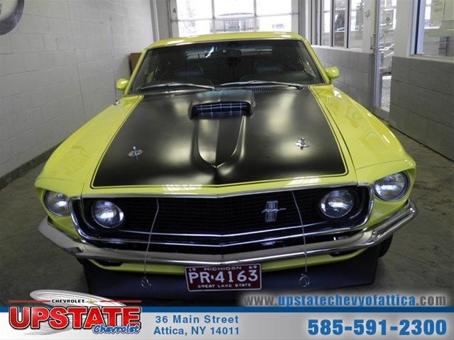 1969 Yellow Ford Mustang Fastback