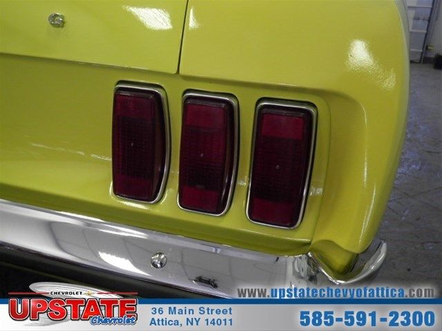 1969 Yellow Ford Mustang Fastback