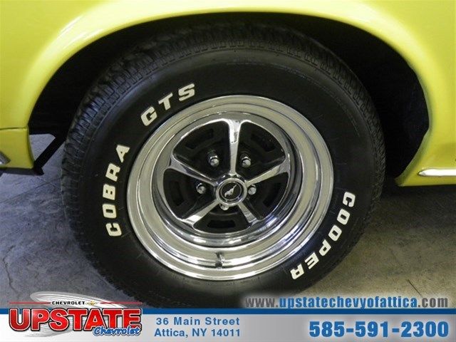 1969 Yellow Ford Mustang Fastback