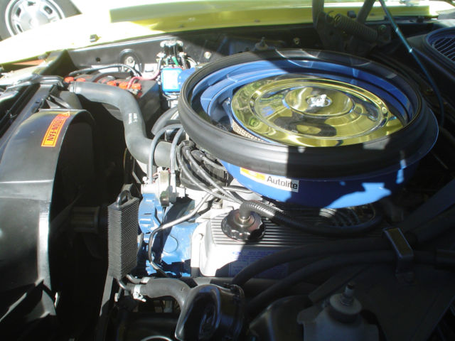 1971 Grabber Yellow Ford Mustang 2 door fast back