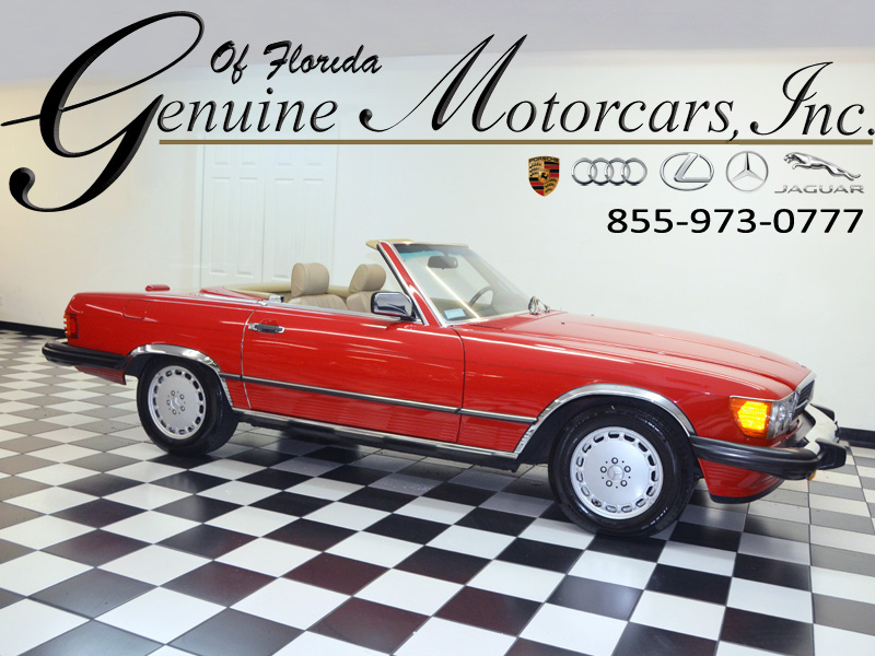 1988 SIGNAL RED Mercedes-Benz Other CONVERTIBLE